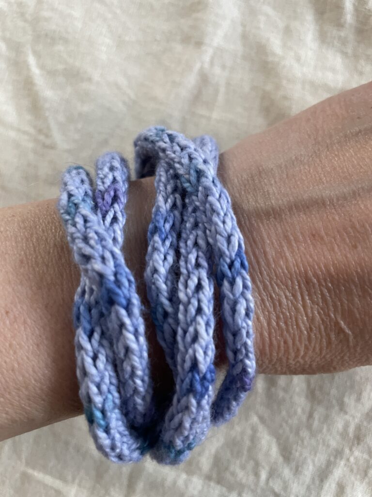 I-cord bracelet