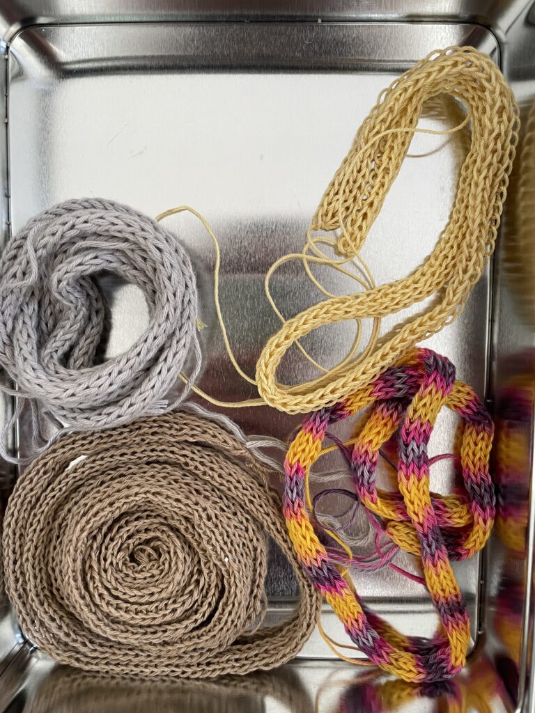 alternative to knitting - i-cord crafting